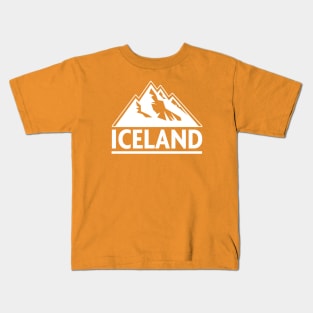 Iceland Mountain T-shirt Kids T-Shirt